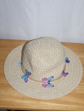 Capelli Girls' 3D Butterfly Floppy Hat.